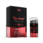 Рідкий вібратор Intt Vibration Strawberry (15 мл), густий гель, дуже смачний, діє до 30 хвилин - мініатюра 1