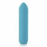 Мінівібратор Je Joue - Classic Bullet Vibrator Teal з глибокою вібрацією і фіксацією на палець  + подарунок косметичка - мініатюра 2