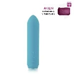 Мінівібратор Je Joue - Classic Bullet Vibrator Teal з глибокою вібрацією і фіксацією на палець  + подарунок косметичка - мініатюра 1