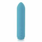 Мінівібратор Je Joue - Classic Bullet Vibrator Teal з глибокою вібрацією і фіксацією на палець  + подарунок косметичка - мініатюра 3