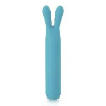 Вібратор з вушками Je Joue - Rabbit Bullet Vibrator Teal, глибока вібрація - мініатюра 1