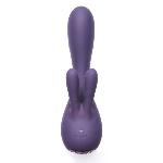 Вібратор-кролик Je Joue - Fifi Purple з трьома моторами, глибока вібрація - мініатюра 3