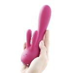 Вібратор-кролик Je Joue - Fifi Fuchsia з трьома моторами, глибока вібрація - мініатюра 5