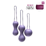 Набір вагінальних кульок Je Joue - Ami Purple, діаметр 3,8-3,3-2,7см, вага 54-71-100гр  + подарунок косметичка - мініатюра 1