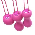 Набір вагінальних кульок Je Joue - Ami Fuchsia, діаметр 3,8-3,3-2,7см, вага 54-71-100гр  + подарунок косметичка - мініатюра 3