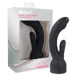 Насадка для вібромасажера Doxy Number 3 - Nexus Rabbit Massager у вигляді вібратора-кролика - мініатюра 1