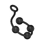 Анальні кульки Nexus Excite Medium Anal Beads, силікон, макс. діаметр 2,5 см - мініатюра 3