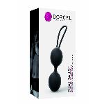 Вагінальні кульки Dorcel Dual Balls Black, діаметр 3,6 см, маса 55 г - мініатюра 3