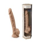 Фалоімітатор SilexD Vetus Flesh (MODEL 1 size 8in), двошаровий, силікон + Silexpan, діаметр 4,2см - мініатюра 11