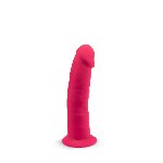 Фалоімітатор SilexD Robby Pink (MODEL 2 size 6in), двошаровий, силікон + Silexpan, діаметр 3,5см - мініатюра 5
