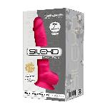 Фалоімітатор SilexD Johnny Pink (MODEL 1 size 7in), двошаровий, силікон + Silexpan, діаметр 3,8см - мініатюра 2