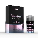 Рідкий вібратор Intt Vibration Bubble Gum (15 мл), густий гель, дуже смачний, діє до 30 хвилин - мініатюра 1