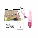 Вібратор-кролик Love To Love Hello Rabbit Rose з гнучким стовбуром і стимуляцією точки G, 2 мотори - мініатюра 6