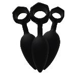 Набір анальних пробок Bathmate Anal Training Plugs, діаметр 2,5 см - 3,1см - 3,8см - мініатюра 5