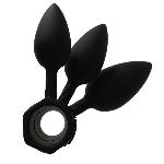 Набір анальних пробок Bathmate Anal Training Plugs, діаметр 2,5 см - 3,1см - 3,8см - мініатюра 2