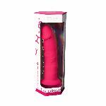 Фалоімітатор SilexD Henry Pink (MODEL 2 size 7.5in), двошаровий, силікон + Silexpan, діаметр 4,8 см - мініатюра 2
