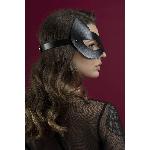 Маска кішечки Feral Feelings - Kitten Mask, натуральна шкіра, чорна - мініатюра 2