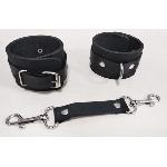 Наручники Feral Feelings - Hand Restraints Black, натуральна шкіра - мініатюра 3