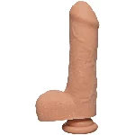 Фалоімітатор Doc Johnson The D - Uncut D - 7 Inch With Balls ULTRASKYN, діаметр 4,5 см, необрізаний - мініатюра 1