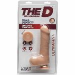 Фалоімітатор Doc Johnson The D - Uncut D - 7 Inch With Balls ULTRASKYN, діаметр 4,5 см, необрізаний - мініатюра 2