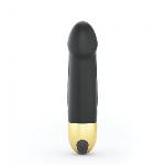 Вібратор Dorcel Real Vibration S Gold 2.0, діаметр 3,7см, перезаряджуваний, для точки G - мініатюра 3