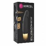 Вібратор Dorcel Real Vibration S Gold 2.0, діаметр 3,7см, перезаряджуваний, для точки G - мініатюра 4
