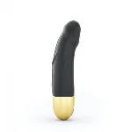 Вібратор Dorcel Real Vibration S Gold 2.0, діаметр 3,7см, перезаряджуваний, для точки G - мініатюра 1