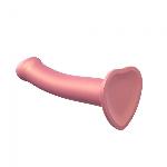 Насадка для страпону Strap-On-Me Mono Density Dildo Rose M, діам. 3,3 см, одношаровий силікон, гнучк - мініатюра 2