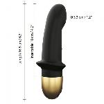 Вібратор Dorcel Mini Lover Black 2.0 перезаряджуваний, для точки G і масажу простати - мініатюра 5