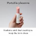Вібратор-помада IROHA STICK White, плавне збільшення потужності - мініатюра 3