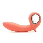 Анальний вібратор KISTOY Klein Orange з кінчиком, що надувається, unisex, діаметр 35-50мм - мініатюра 1
