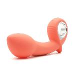 Анальний вібратор KISTOY Klein Orange з кінчиком, що надувається, unisex, діаметр 35-50мм - мініатюра 4
