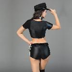Еротичний костюм поліцейської "Чарівна Бонні" One Size Black - мініатюра 2