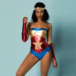 Еротичний рольовий костюм "Wonder Woman" One Size - мініатюра 1