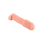 Насадка на член Real Body — Real Extender DICKY із закритою головкою та кільцем для мошонки - мініатюра 3