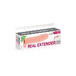 Насадка на член Real Body — Real Extender HUGY з відкритою головкою та кільцем для мошонки - мініатюра 2
