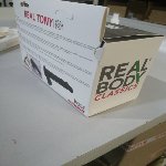 Фалоімітатор Real Body — Real Tony Black, TPE, діаметр 3,5 см (надірване паковання!!!) - мініатюра 2