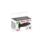 Фалоімітатор Real Body — Real Tim Black, TPE, діаметр 3,4 см - мініатюра 2