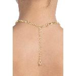 Кольє зі стразами Bijoux Pour Toi - Audrey Gold - мініатюра 3