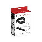 Нашийник з повідцем Fetish Tentation Rivets and Leash - мініатюра 2