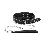 Нашийник з повідцем Fetish Tentation Eyalets and Leash - мініатюра 1