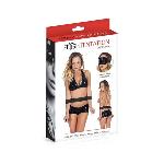 Фіксатор для талії і рук Fetish Tentation Waist and Wrist Straps з маскою на очі - мініатюра 2