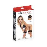 Фіксатори для руки і стегна Fetish Tentation Thigh and Wrist Straps з маскою на очі - мініатюра 2