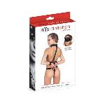 Фіксатори для шиї і рук Fetish Tentation Neck and Wrist Straps з маскою на очі - мініатюра 2