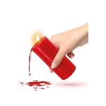 БДСМ-cвічка низькотемпературна Fetish Tentation SM Low Temperature Candle Red - мініатюра 2
