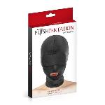 Капюшон для БДСМ з відкритим ротом Fetish Tentation Open Mouth Hood - мініатюра 3