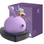 Вакуумний стимулятор з вібрацією KISTOY Miss KK Purple - мініатюра 5