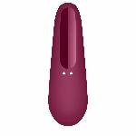 Вакуумний кліторальний стимулятор Satisfyer Curvy 1+ Rose Red з керуванням через інтернет - мініатюра 3
