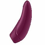 Вакуумний кліторальний стимулятор Satisfyer Curvy 1+ Rose Red з керуванням через інтернет - мініатюра 6