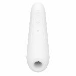 Вакуумний кліторальний стимулятор Satisfyer Curvy 1+ White з керуванням через інтернет - мініатюра 4